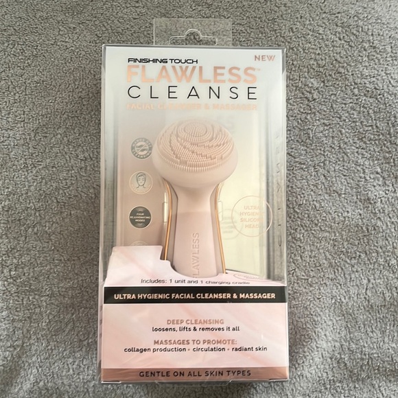 HP🎉Finishing Touch Flawless Cleanse Facial Cleanser Massager NIB - Picture 3 of 6